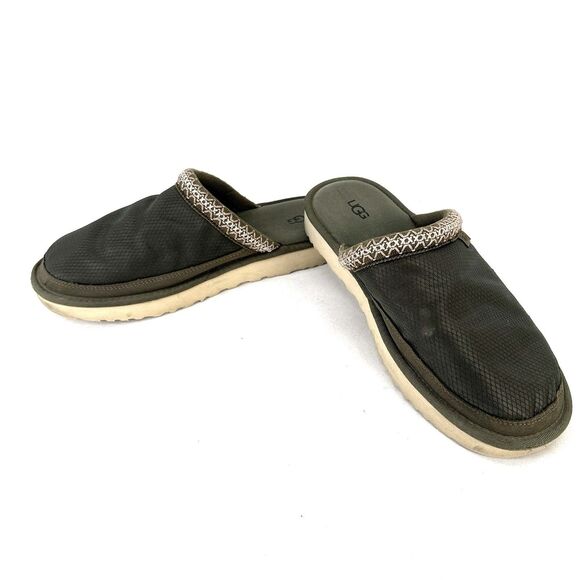 UGG Men's Tasman Slip-on Slides Uld Mono Slipper MLT Green US Size 10 - Picture 1 of 10